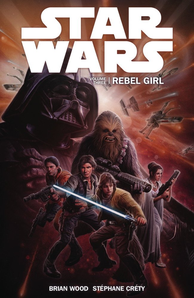 Star Wars comic book cover art